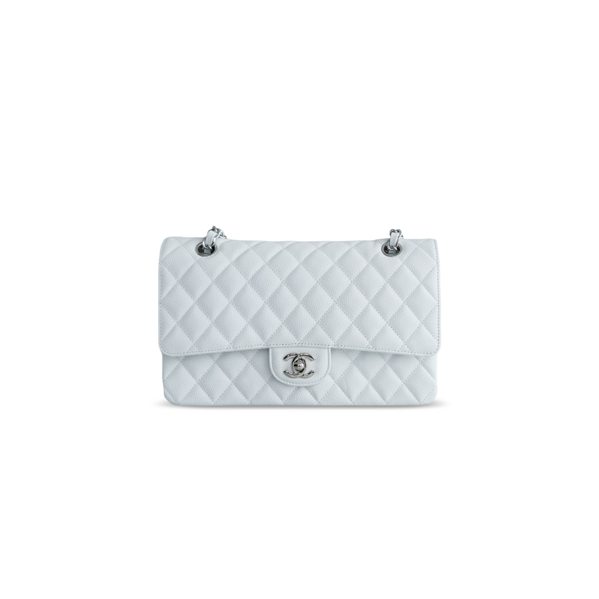 CHANEL CAVIAR QUILTED MEDIUM CLASSIC FLAP BAG (25*15*7cm)